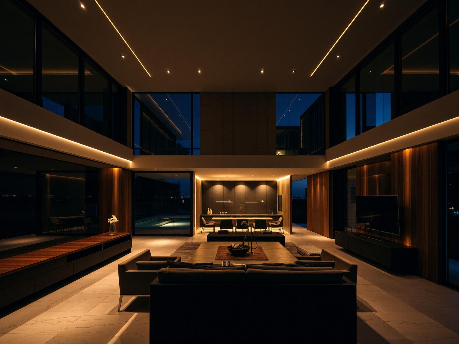 Luxury smart home interior